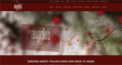 Desktop Screenshot of angelosrestaurant.com